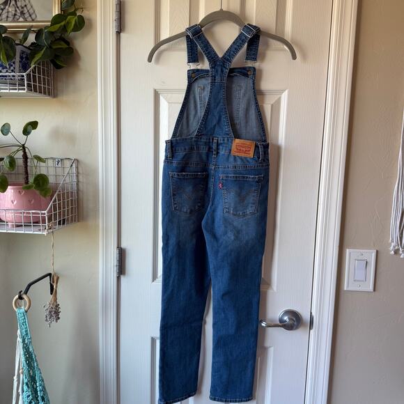 Levi's Denim Girlfriend Overalls Girls 8 - Picture 6 of 9
